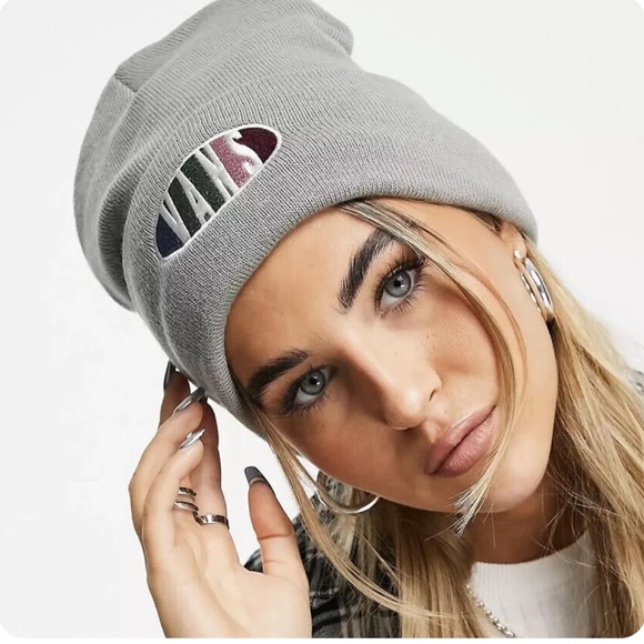 Vans WM Breakin Curf Grey Beanie Skateboarding Hat Women & Men VN0A5GUV85T - Picture 16 of 16